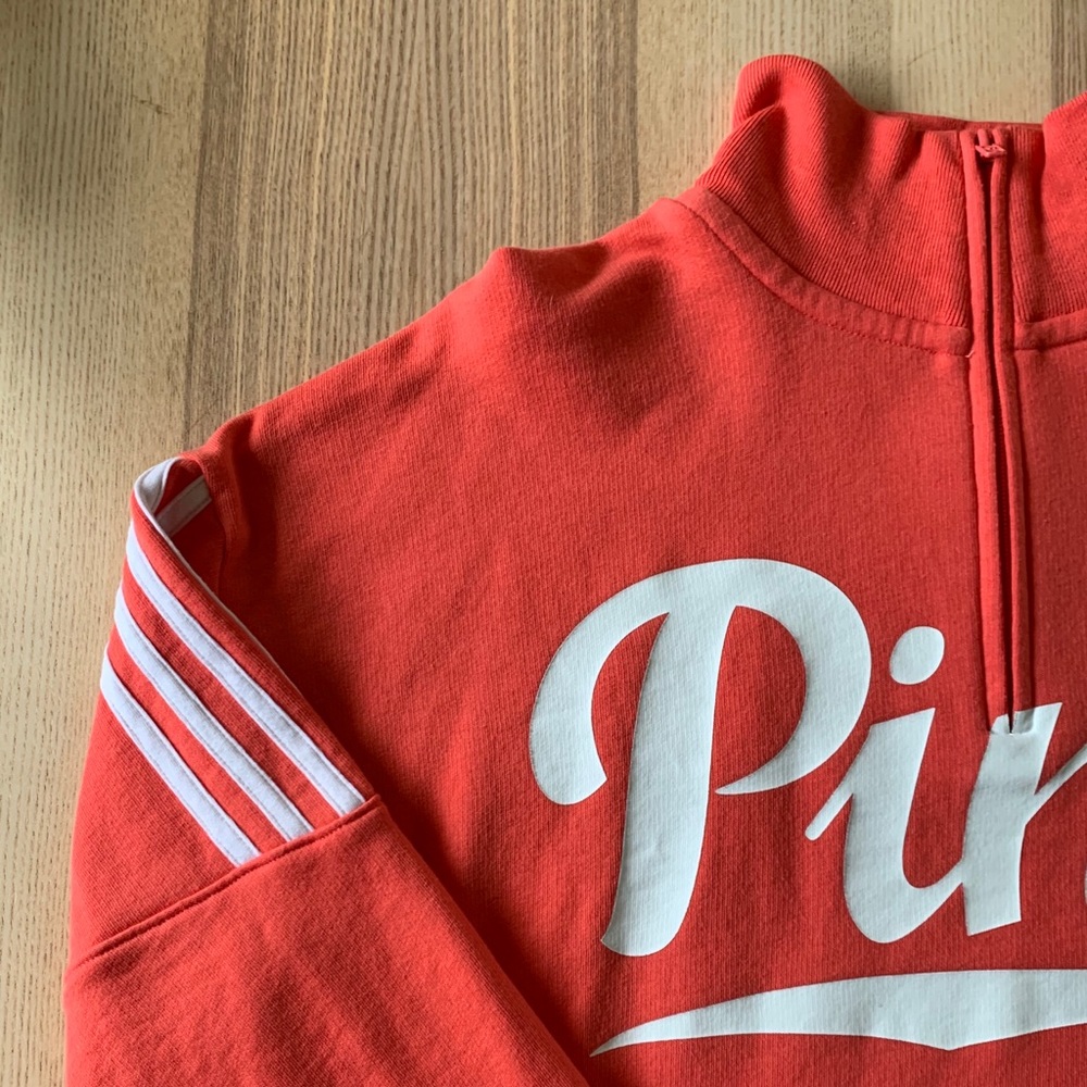 VS Pink 1/4 Zip Sweatshirt
